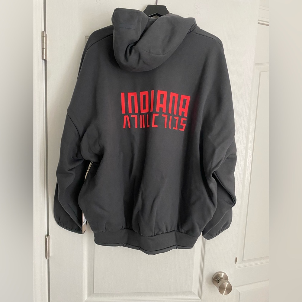 NWT Fear Of God Indiani Athletics PO Hoodie Size L Indiana University